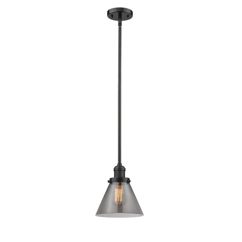 Innovations Lighting Large Cone Single Light 8" Wide Mini Pendant with