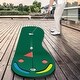 preview thumbnail 6 of 4, 9.8 X 3FT Par 3 Holes Golf Putting Green Mat Set for Practice - 9.8 X 3FT
