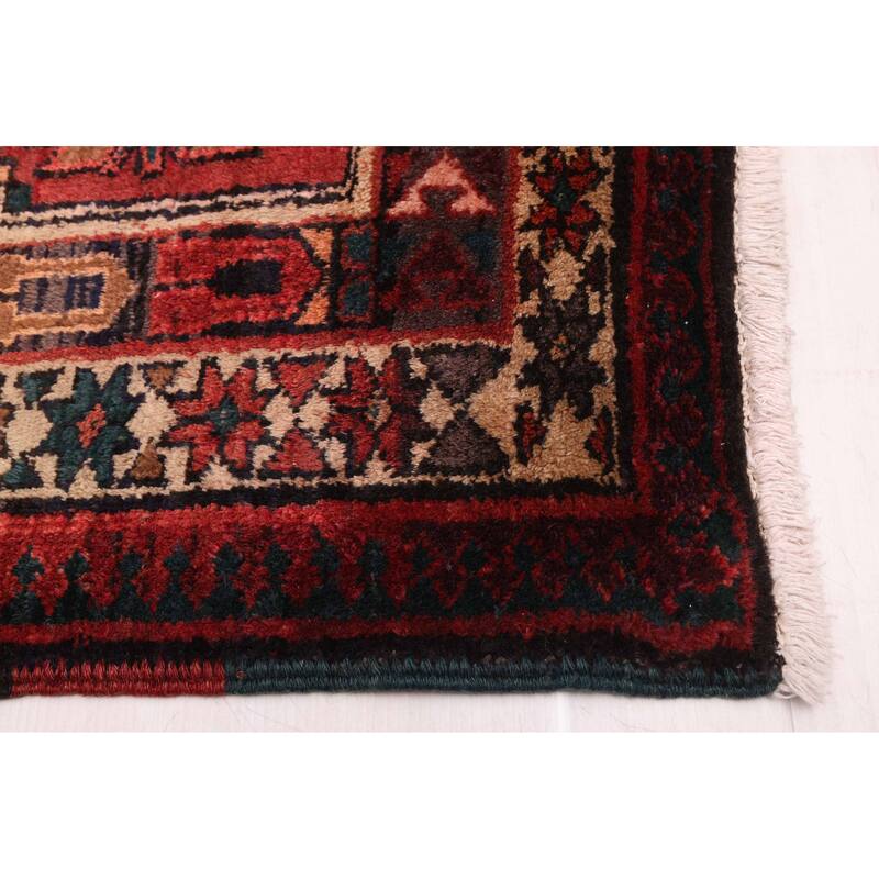 ECARPETGALLERY Hand-knotted Konya Anatolian Light Khaki, Red Wool Rug - 3'6 x 11'0