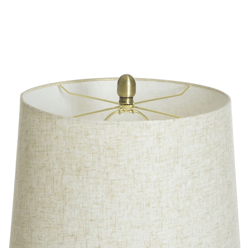 Arlo Table Lamp - Cement with Handle Accents