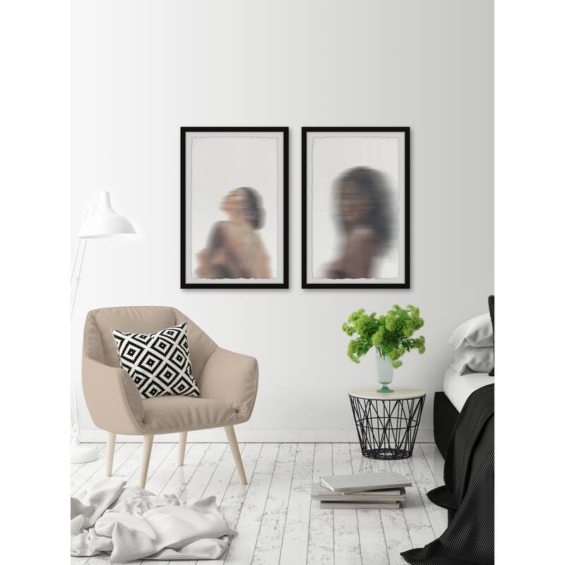 Blurry Portrait Diptych