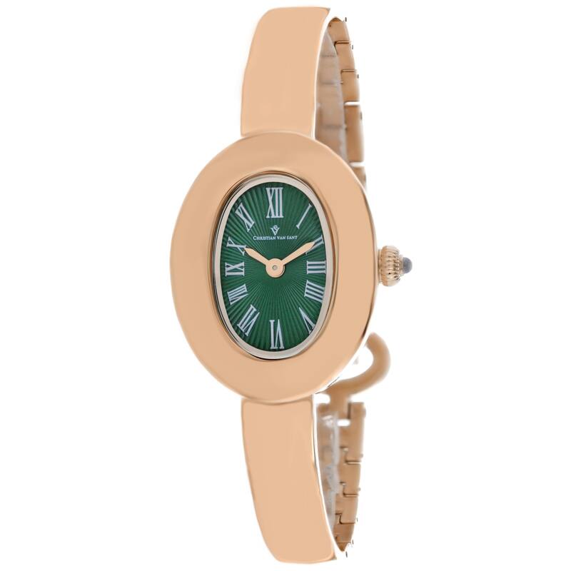 Christian Van Sant Women's Anora Green Dial Watch - CV4340 - 6 (36)