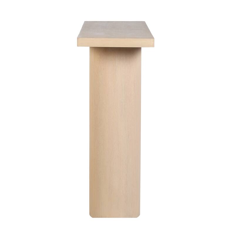 Half Moon Mango Wood Console Table by East at Main