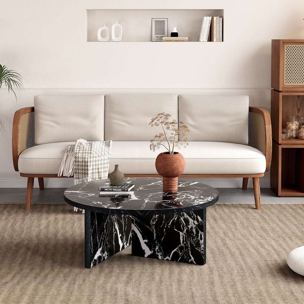 Round Coffee Table Center Table Side Table, Tea Table Accent Table Dining Table End Table Sofa Table