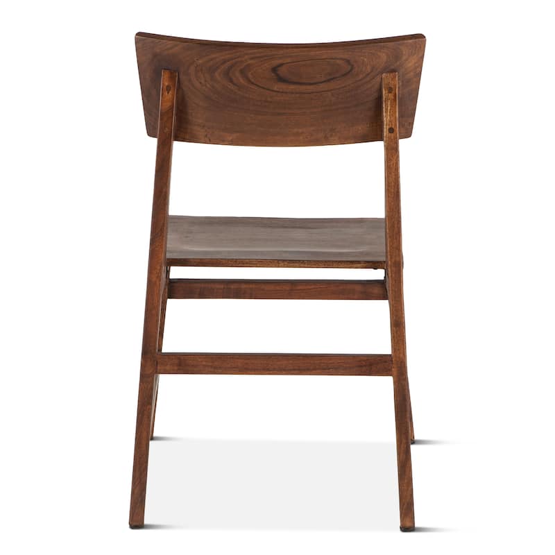 Nottingham Set of 2 Acacia Wood Dining Chairs