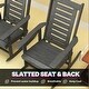 preview thumbnail 6 of 7, GDFStudio Outdoor Thalassa Rocking with Slatted Breathable Seats Set of 2