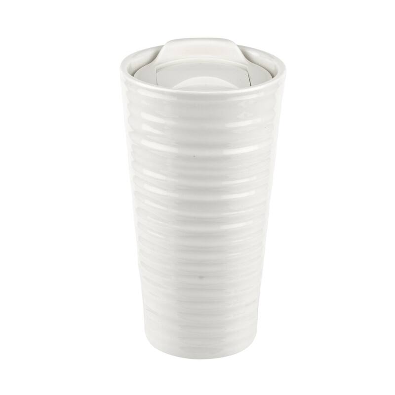 Sophie Conran Portmeirion 12 Ounce White Travel Mug - 12 oz