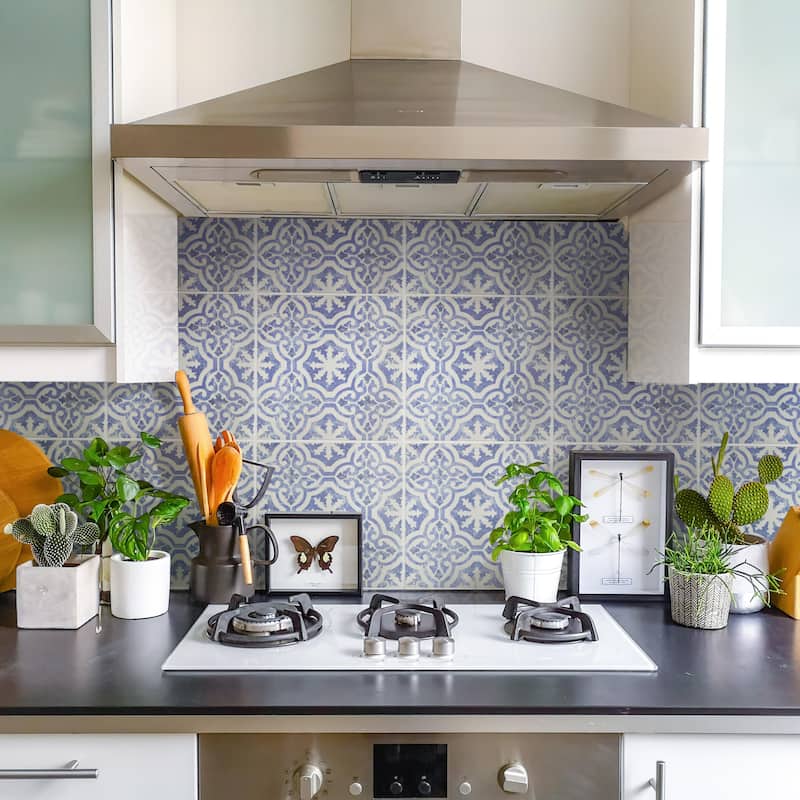 Merola Tile Klinker Alcazar Magnolia 12-3/4" x 12-3/4" Ceramic Floor and Wall Tile