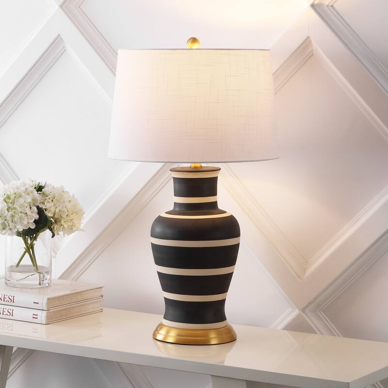 Julia 29" Ceramic LED Table Lamp, by JONATHAN Y