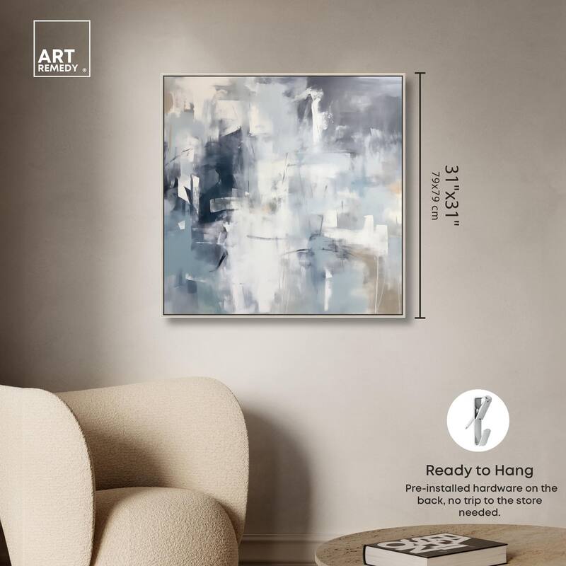 Enigma of Blue Canvas by Art Remedy