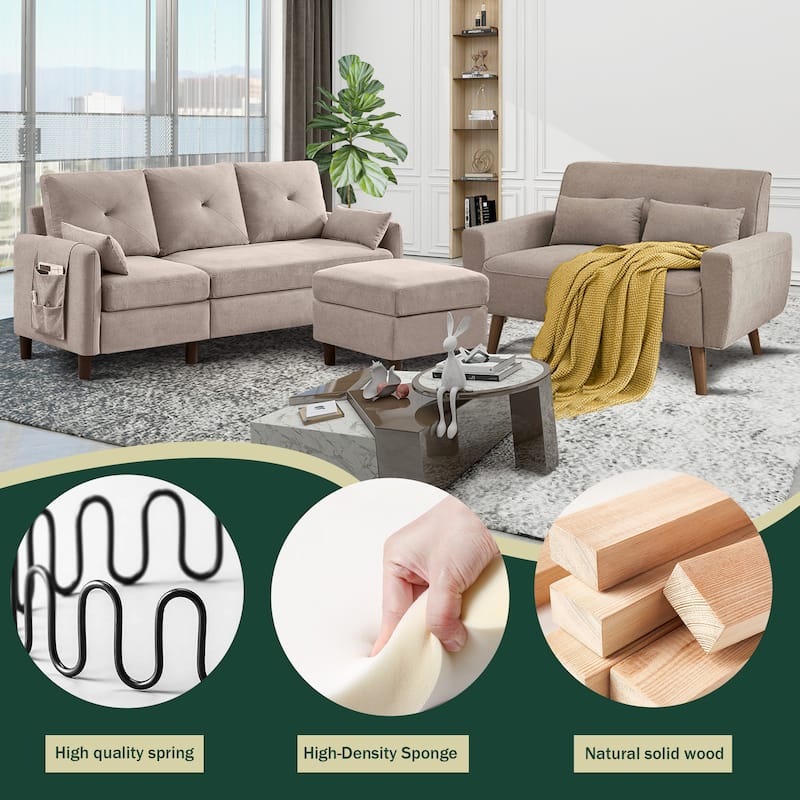 3 Pieces Living Room Sets