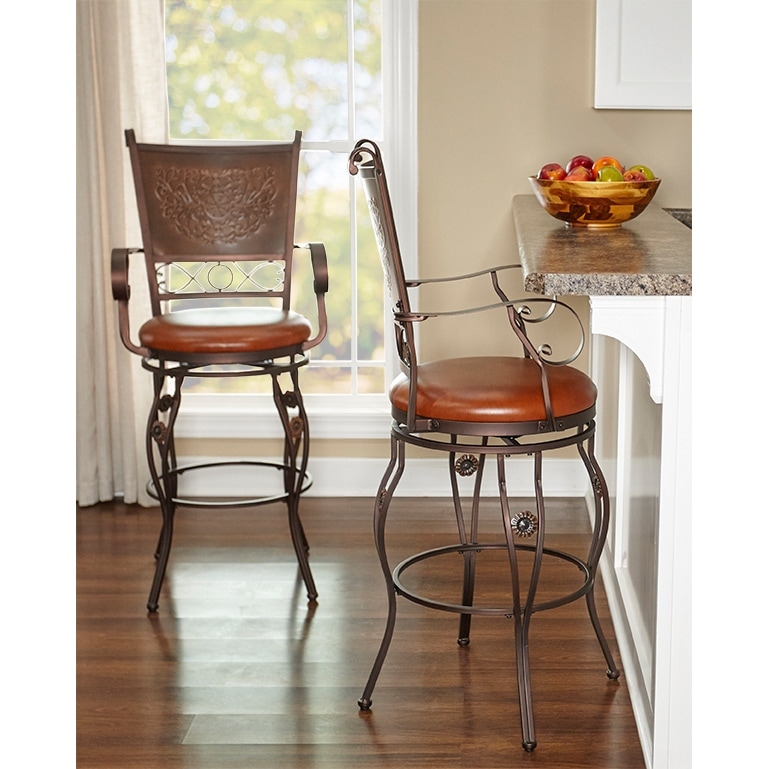 Big and tall bar clearance stools with arms