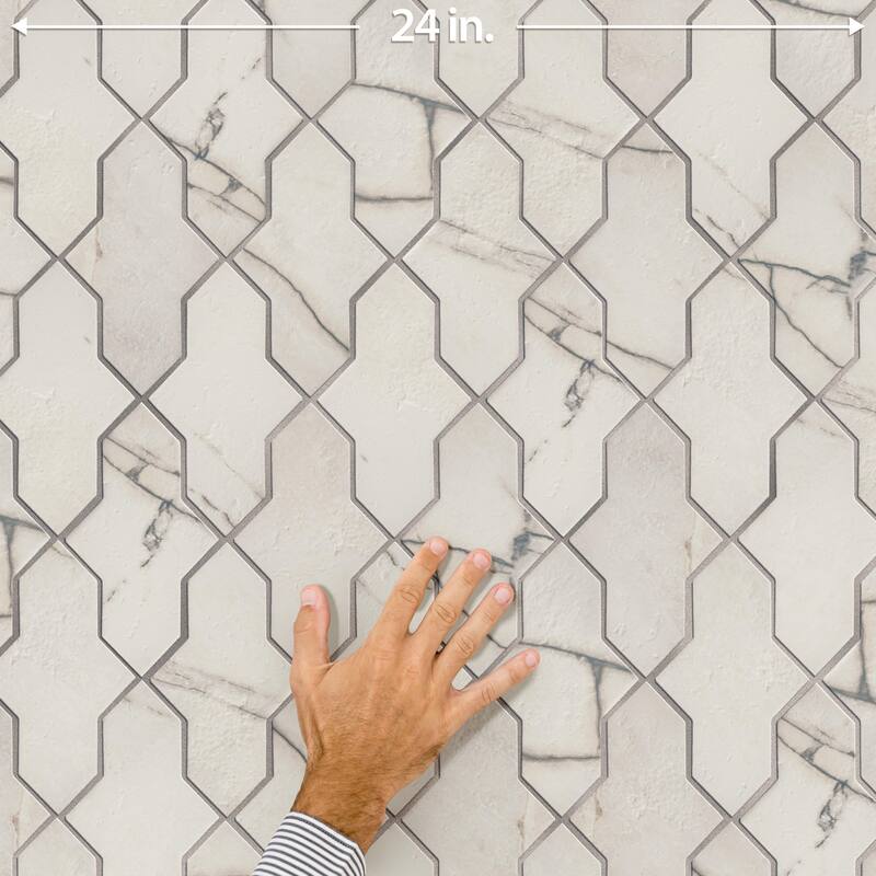 Merola Tile Istanbul Shield Day 2-3/8" x 8-1/4" Porcelain Floor and Wall Tile