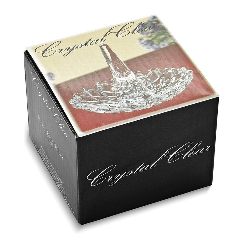 Curata Round Glass Ring Holder