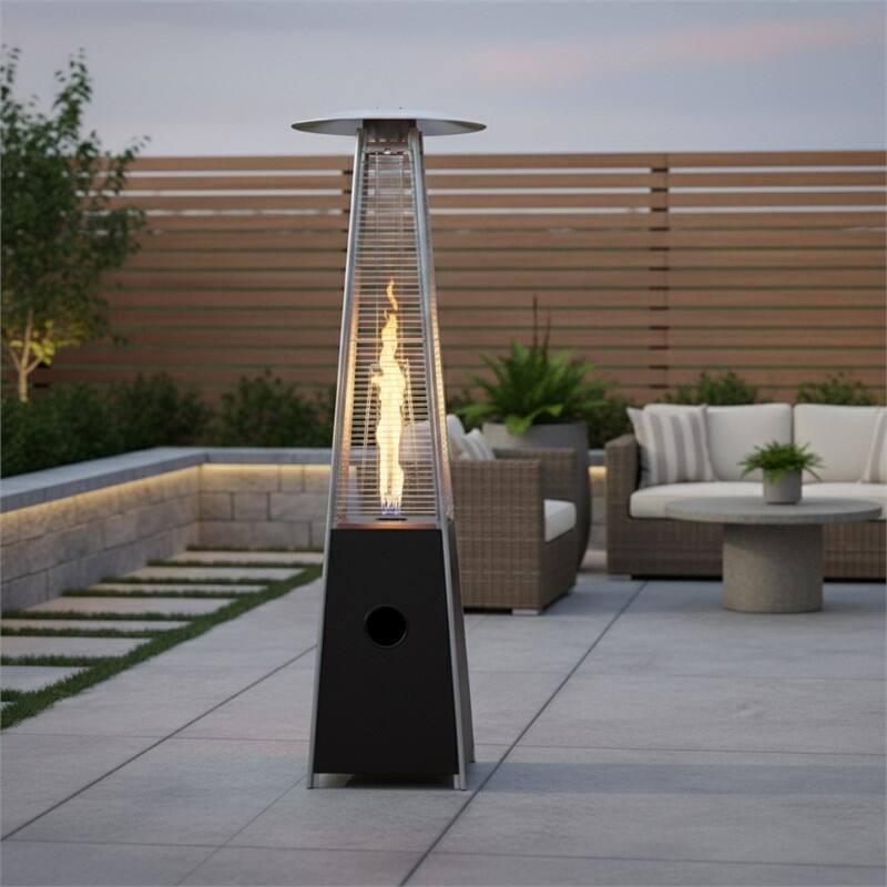 Origins by Alpine Apex Flame Outdoor Flame Heater, Mocha
