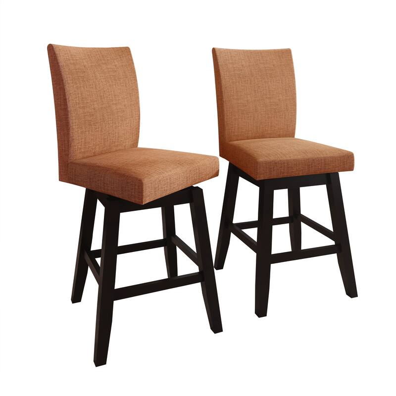 CraftPorch Minimalist Swivel Counter Chairs with Round Table