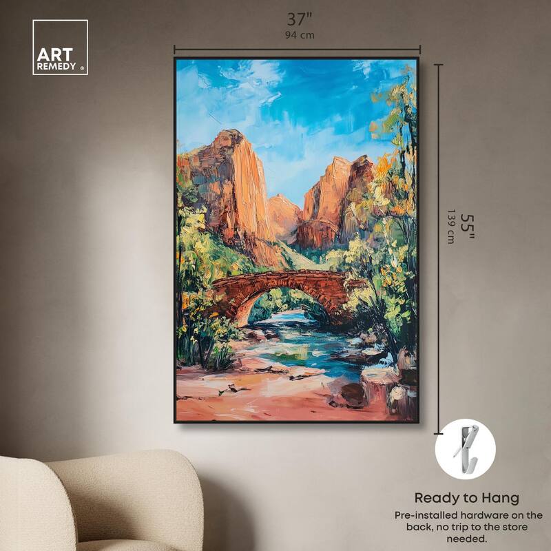 Bridge in Time Canvas by Art Remedy