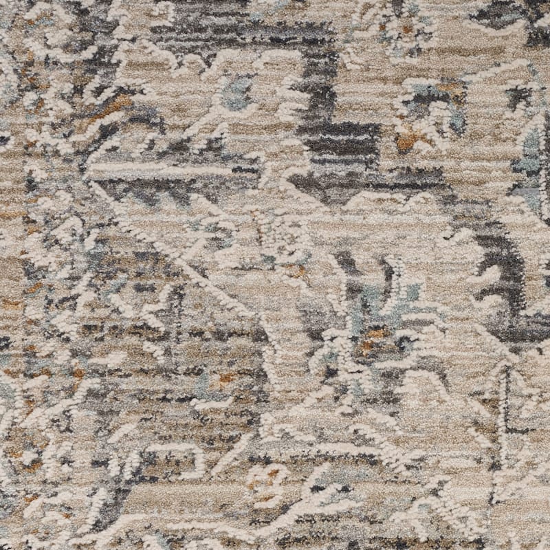 Nourison Nyle Boho Vintage Ivory Taupe Area Rug