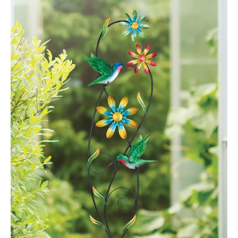 Vine Spinner Stake - Hummingbird