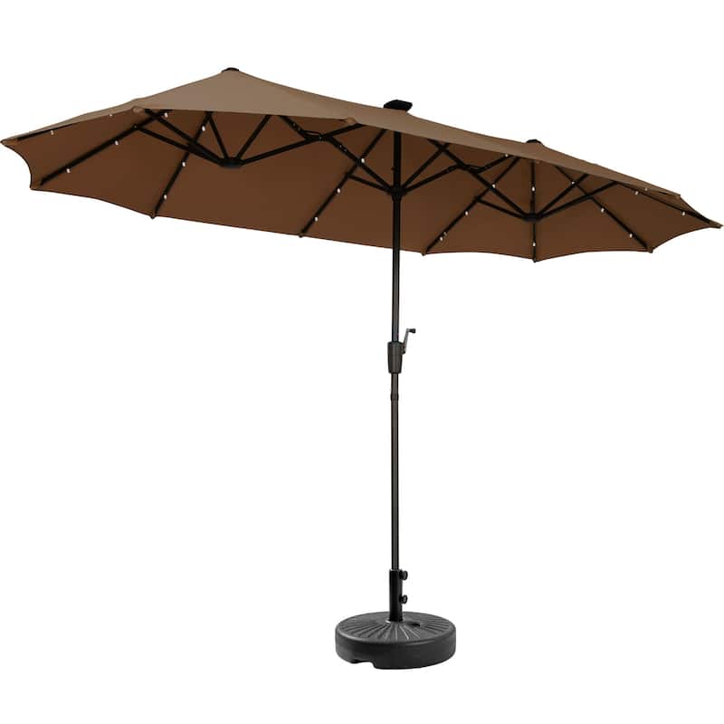 Autlaycil 13 ft Patio Umbrella with Crank For Outdoor Umbrella Base Included