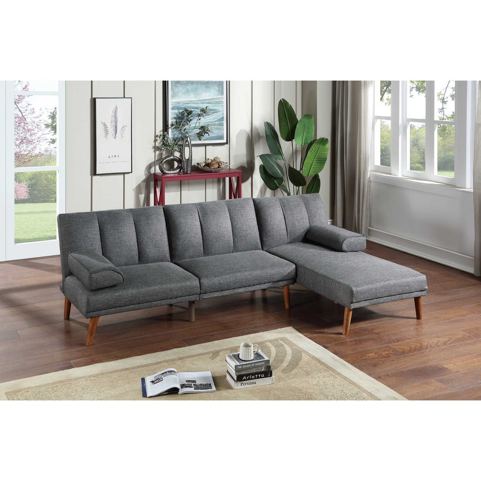 2 seater plus chaise lounge