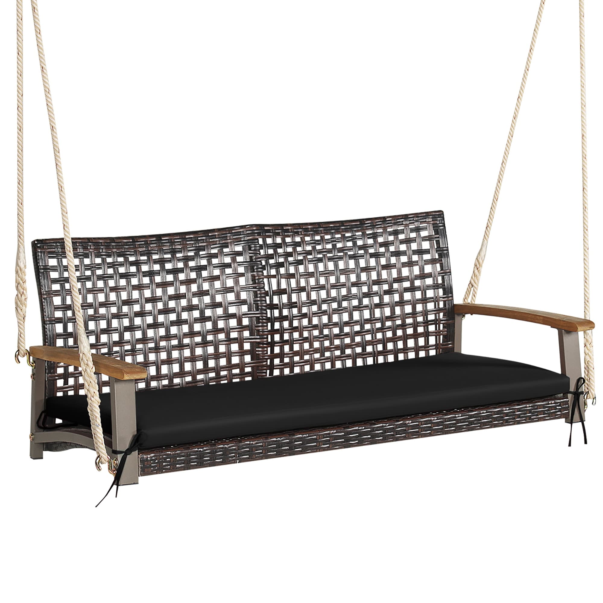Hanging loveseat on sale swing