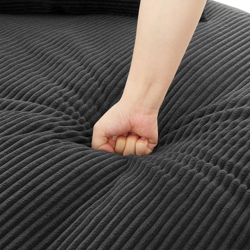 57.5" 360° Swivel Barrel Chair - Dual-Layer Cushion with 3 Removable Pillows for Living Room & Office