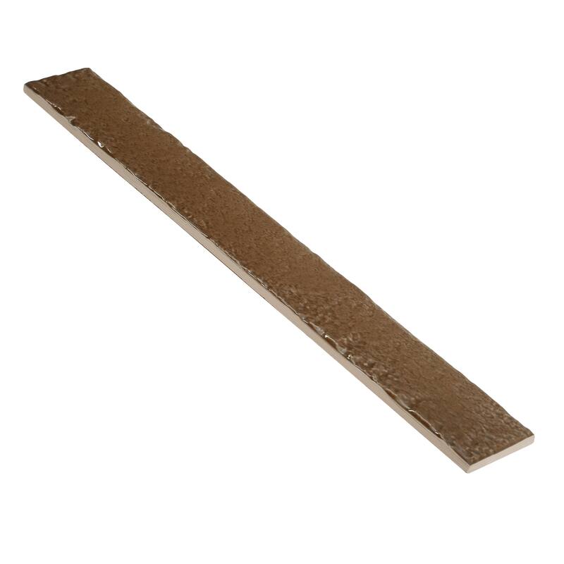 Valenza 2x16 Terra Mocha Ceramic Zellige Subway Wall Tile (10.76 sq ft/case) - 50 Pack