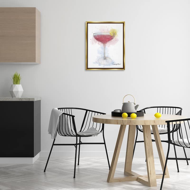 Stupell Soft Faded Cosmopolitan Framed Floater Canvas Wall Art Design By Matthew Piotrowicz