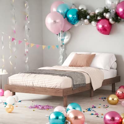 Unique Floating Design Twin Size Floating Platform Bed Frame