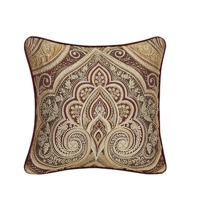 Bordeaux 20" Square Decorative Throw Pillow
