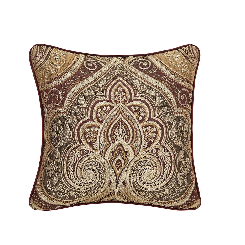 Bordeaux 20" Square Decorative Throw Pillow