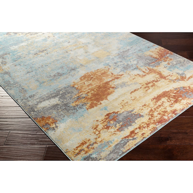 Livabliss Chidi Indoor / Outdoor Abstract Industrial Area Rug