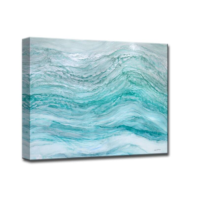 'Neptune's Fury' Wrapped Canvas Wall Art by Norman Wyatt Jr.