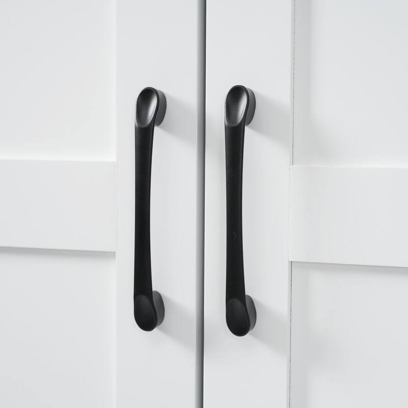 71.6" Free-Standing Bathroom Vanity with 2 Damping-Hinge Doors, 3 Drawers (Including 1 Deep Drawer), and Adjustable Shelves