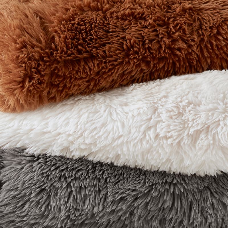 Madison Park Amaya Faux Fur Throw 50x60"