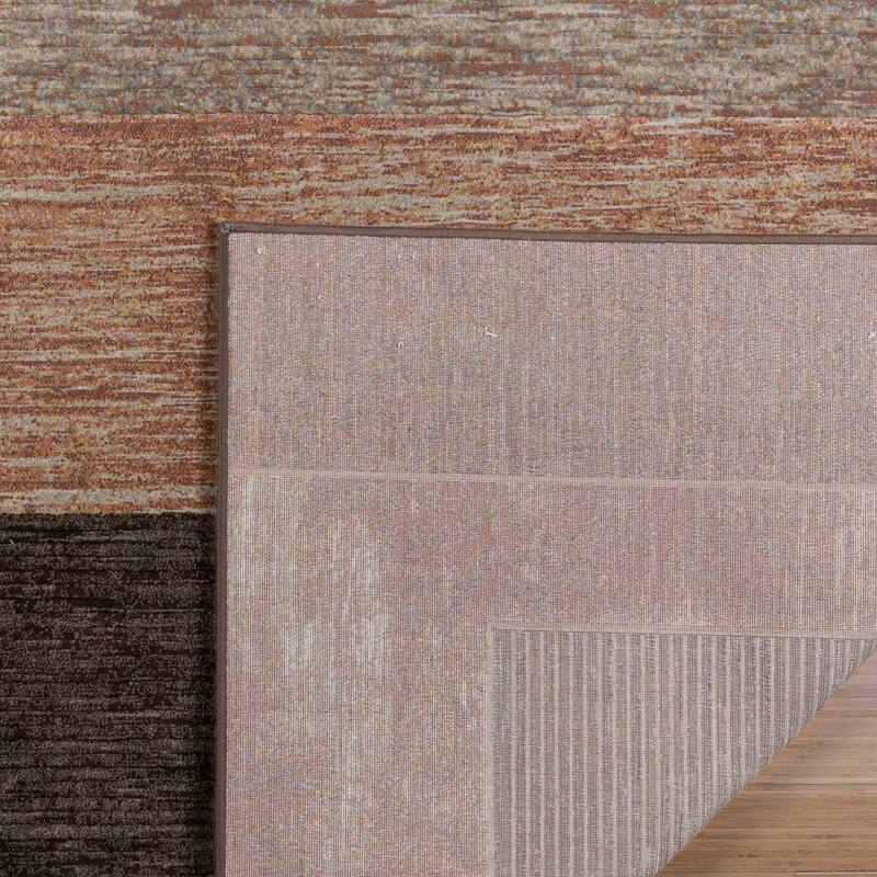 Gertmenian Blayne Polypropylene Modern Designer Geometric Floral Area Rug Collection