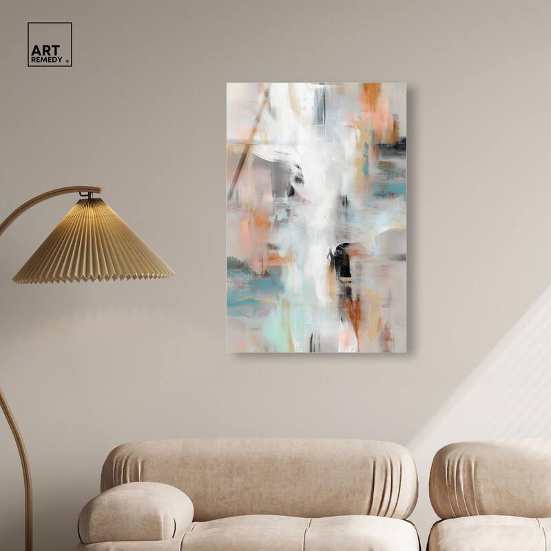 Gilded Mist Acrylic by Art Remedy, Ready to Hang