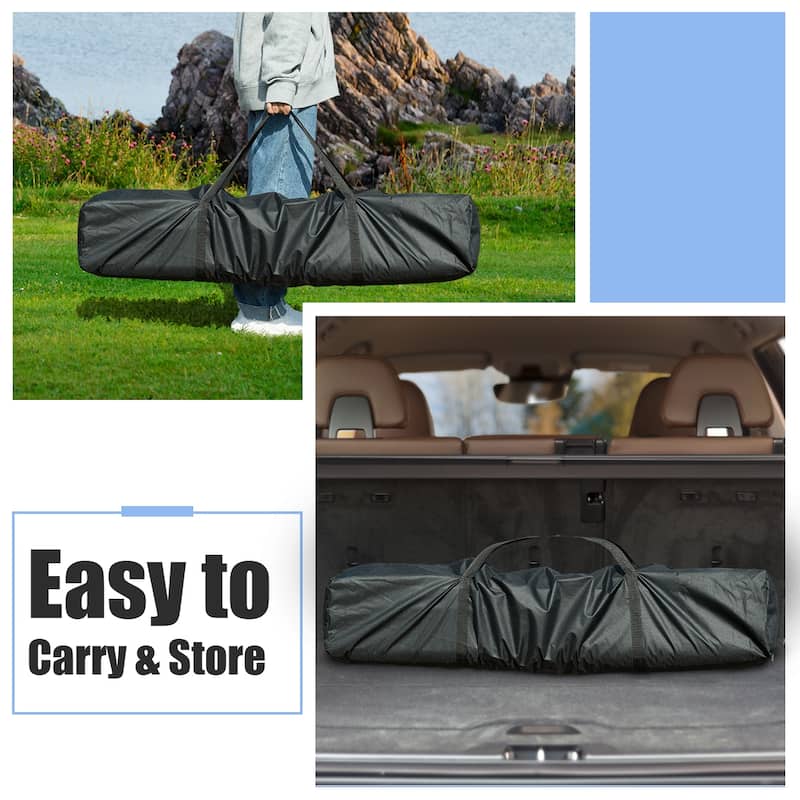 Costway 10'x10' Folding Pop Up Tent Gazebo Canopy Mesh Sidewall - See Details