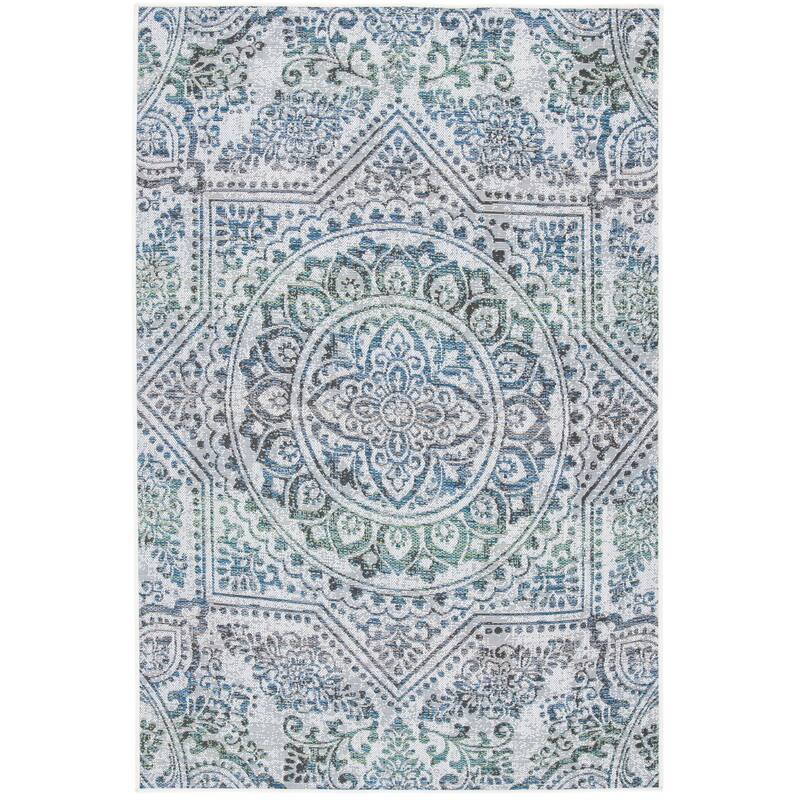 SAFAVIEH Havana Esen Medallion Indoor/ Outdoor Waterproof Rug