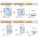 preview thumbnail 28 of 45, MALACASA Flora Wavy Modern Porcelain Dinnerware Set (Service for 6)