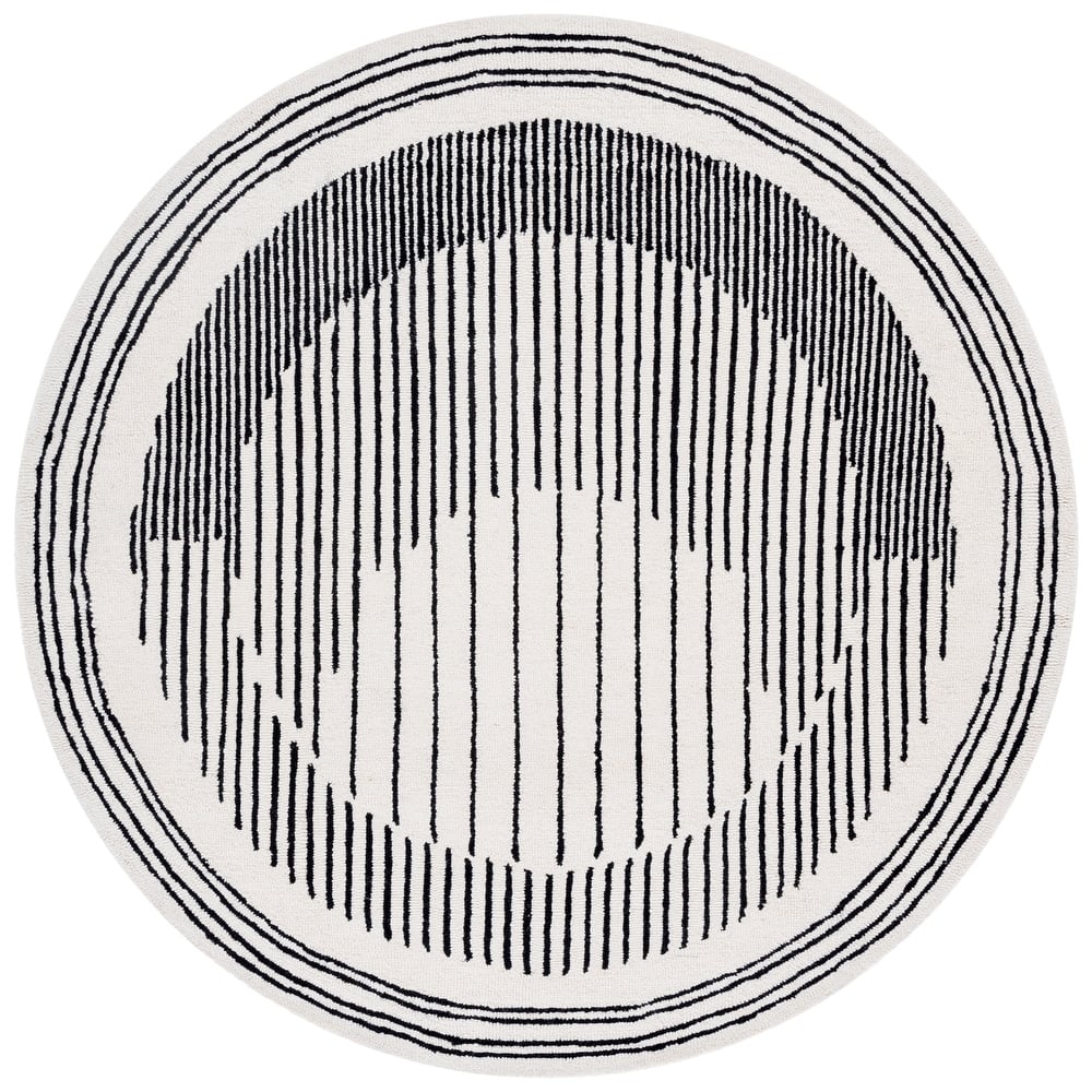 SAFAVIEH Handmade Rodeo Kanti Drive Mid-Century Modern Wool Rug