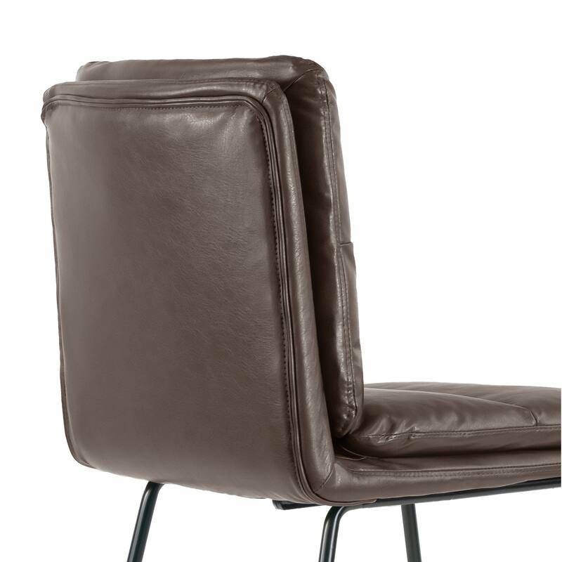 Set of 2 Aulani Upholstered Metal Frame Bar Stool