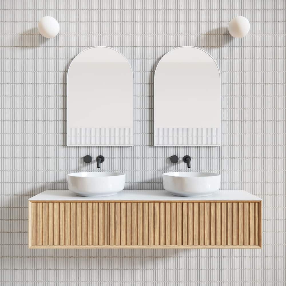 Glass Warehouse SF-ARC-20X30 Kira 20" W x 30" H Contemporary Arched