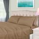 Superior Egyptian Cotton 650 Thread Count Bed Sheet Set - California King - Taupe