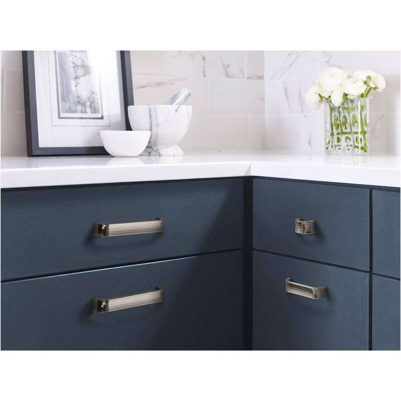 Amerock Concentric 1-1/4 Inch Center to Center Finger Cabinet Pull