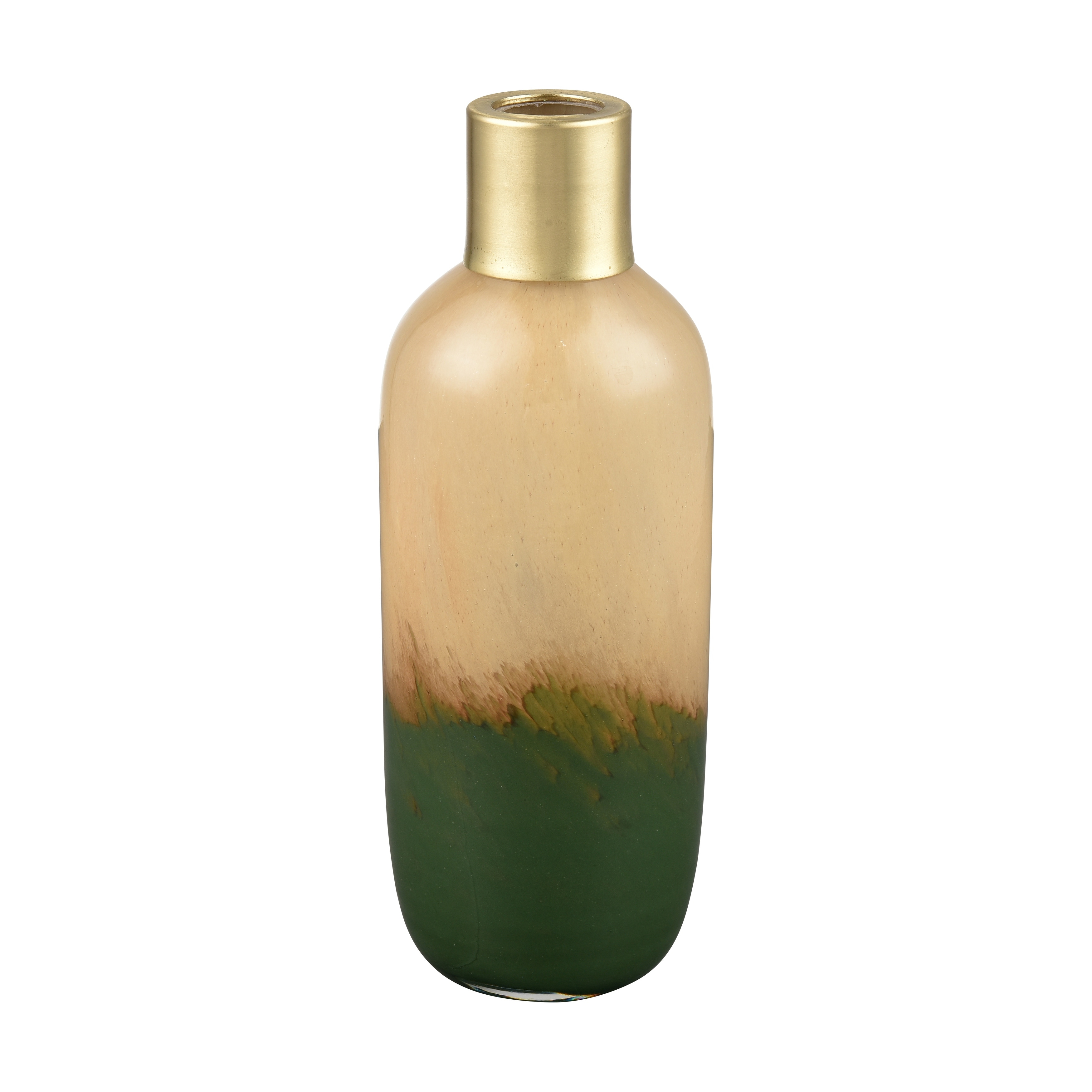 Atlas Leona Caramel Colored Glass Vase