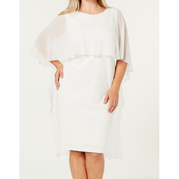 calvin klein popover sheath dress