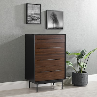 Landon 4 Drawer Double Dresser, Crimson