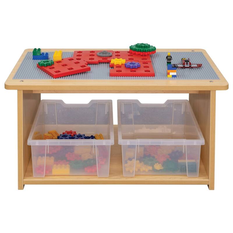 Tot Mate Laminate Toddler Play Center, 32" W x 20.5" D x 16" H, Ready To Assemble - Maple